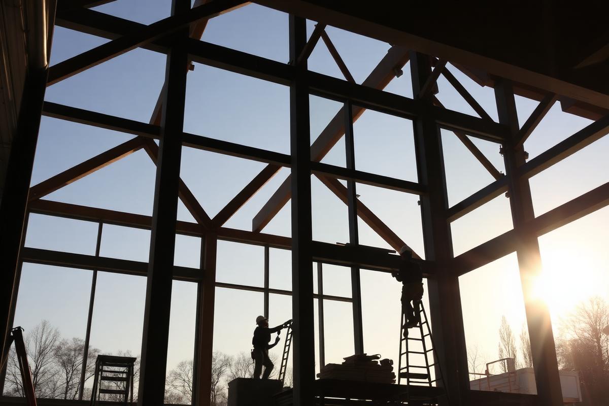 Enclose phase of a Forma 127 residential build